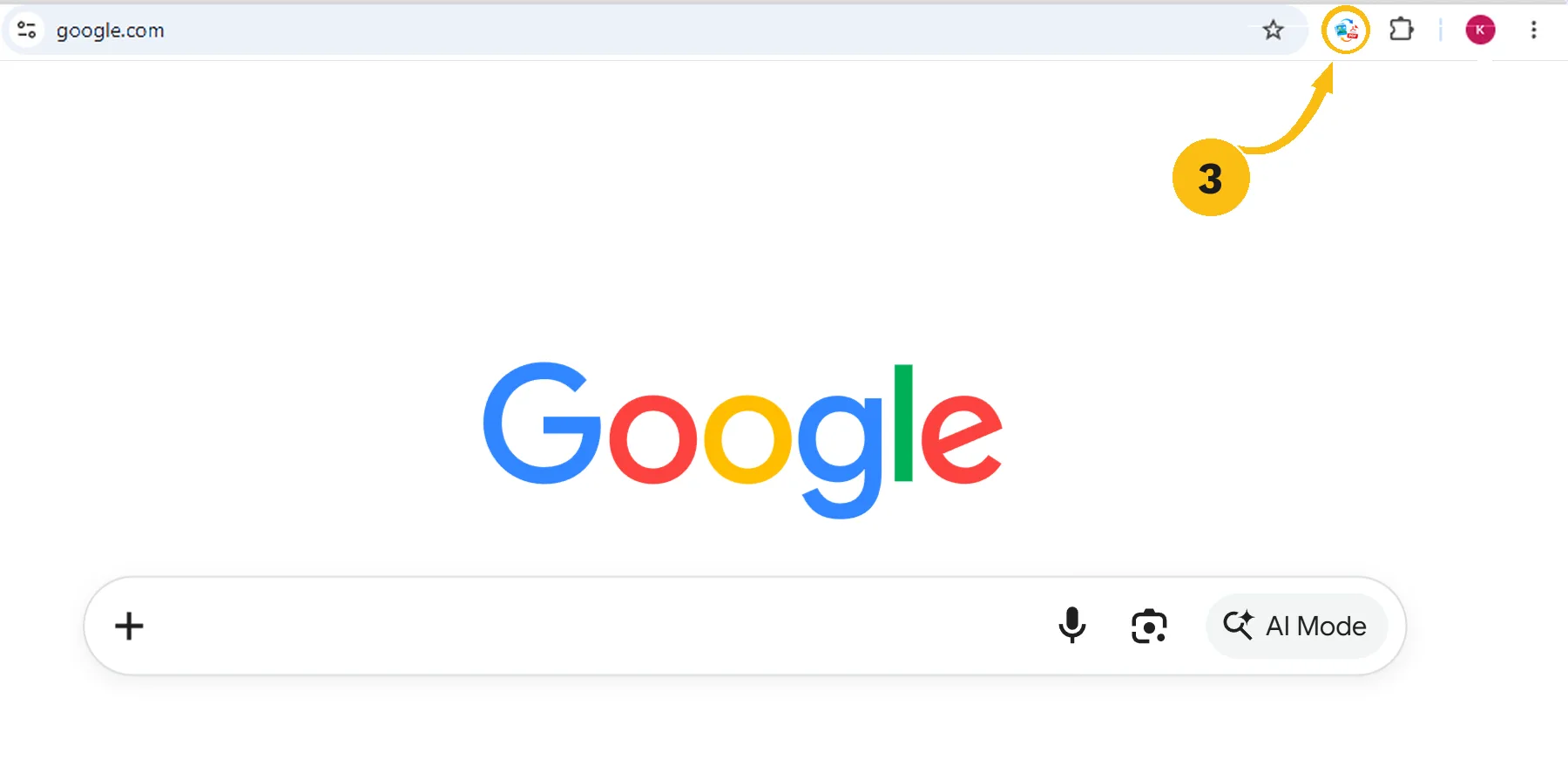 Icono de PNG to PDF fijado en la barra de herramientas de Chrome, resaltado